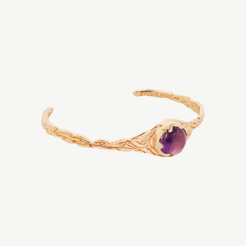 Vine Cuff in Amethyst