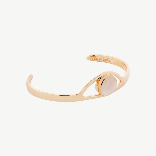 Lone Eye Cuff in Moonstone