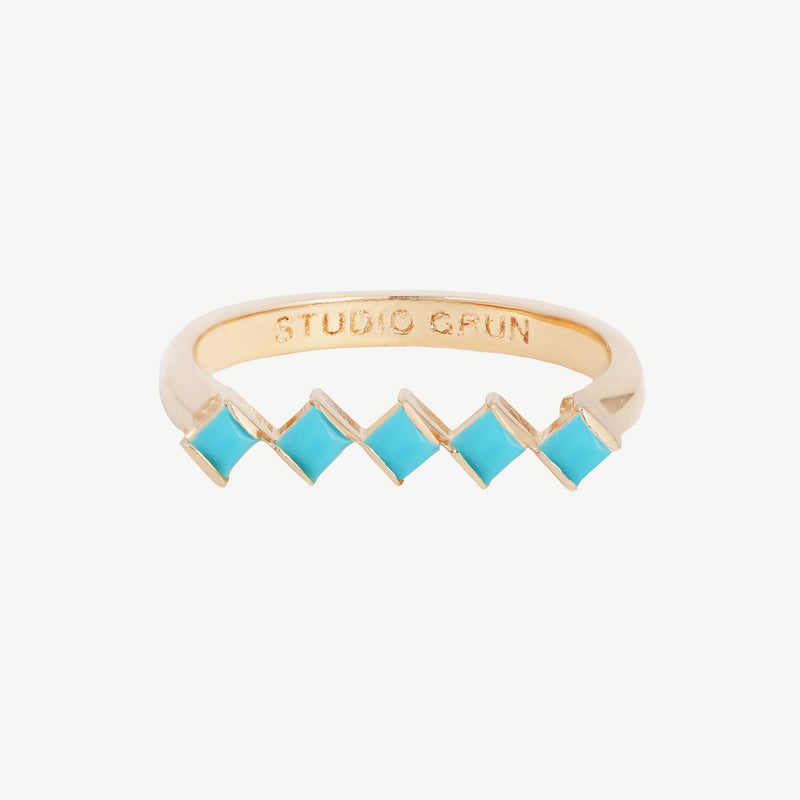 Cobble Ring in Turquoise - READY TO SHIP