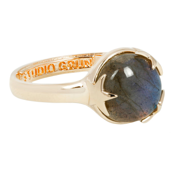 Under The Stars Ring in Labradorite - READY TO SHIP