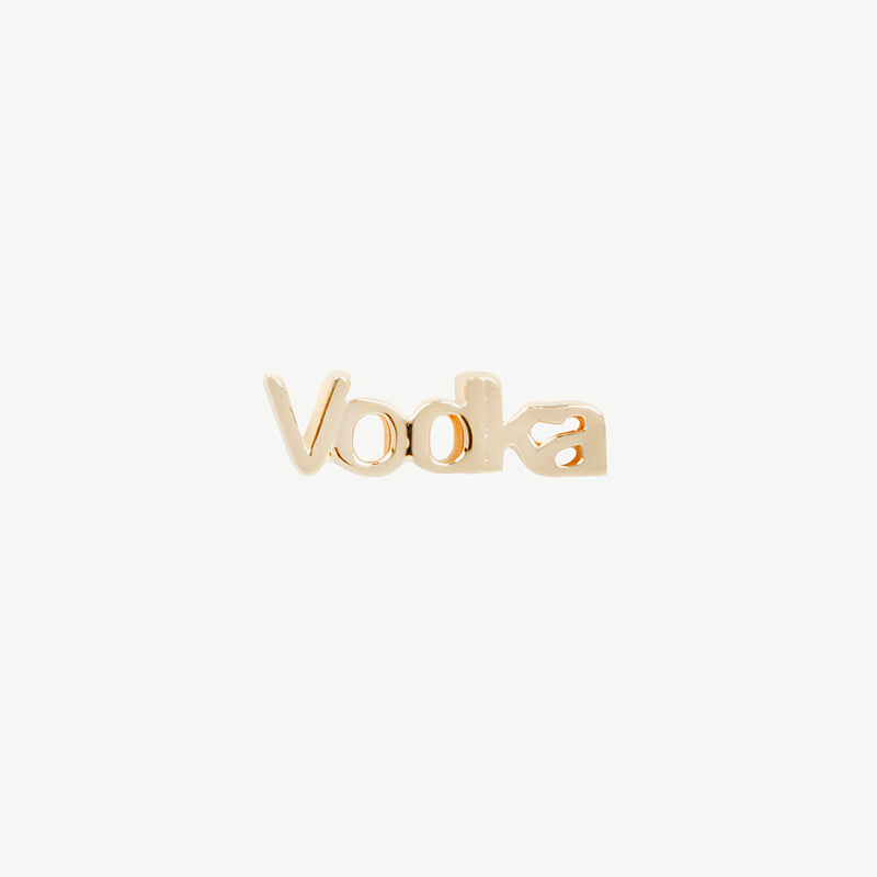 Vodka Stud in Gold
