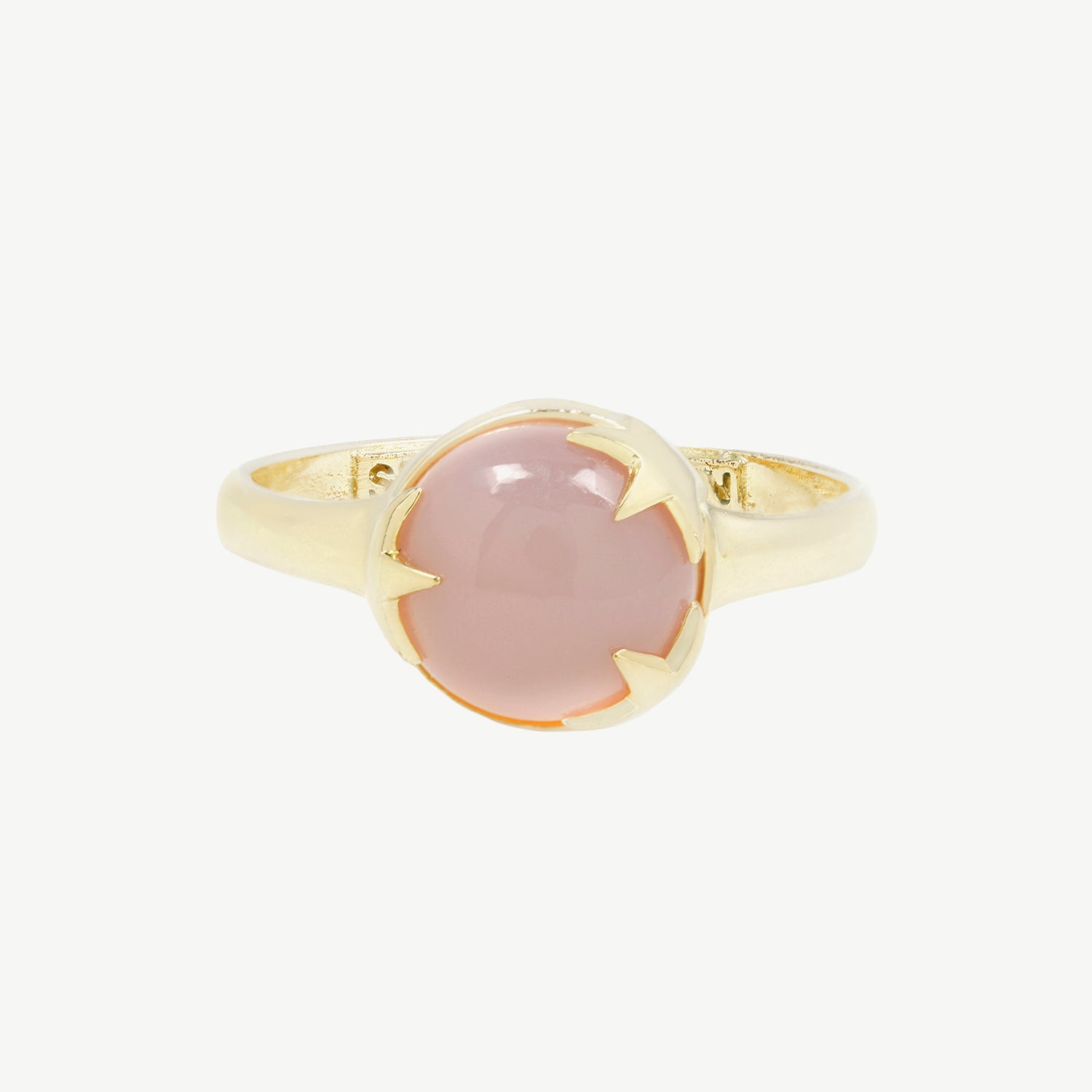 Under The Stars Ring in Pink Chalcedony