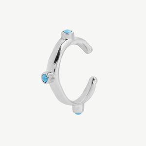Dot Earcuff in Turquoise