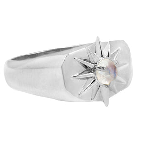 Starburst Signet in Moonstone