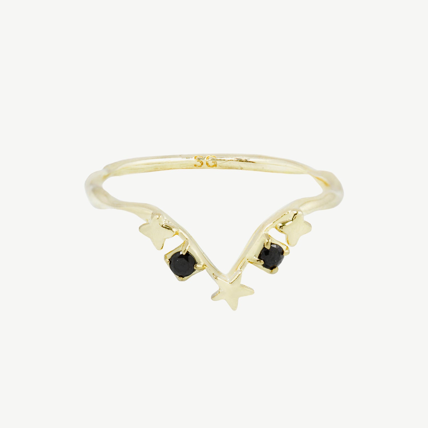 Siggy Ring in Black Spinel – Studio Grun