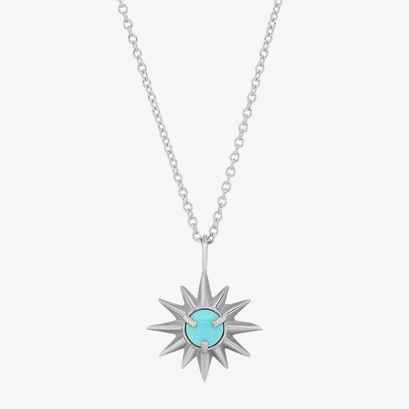 Starburst Necklace in Turquoise