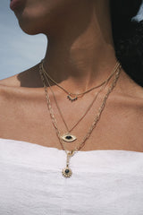 Ray Necklace in Moonstone - READY TO SHIP