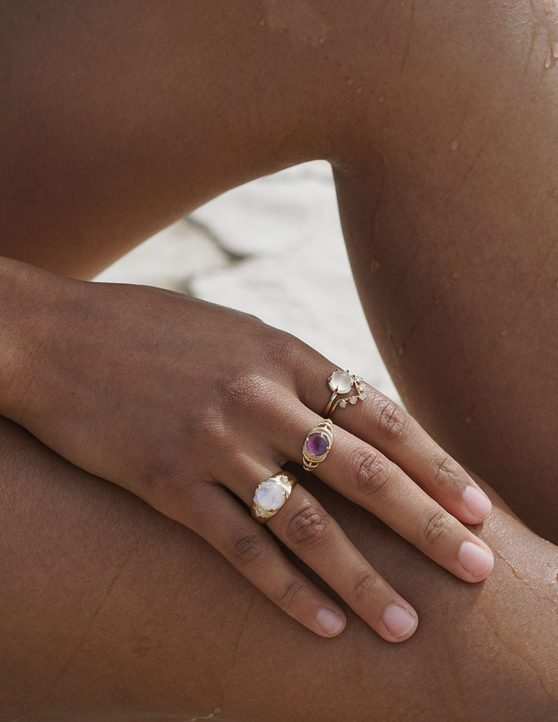 Cleo Ring in Moonstone