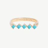 Cobble Ring in Turquoise