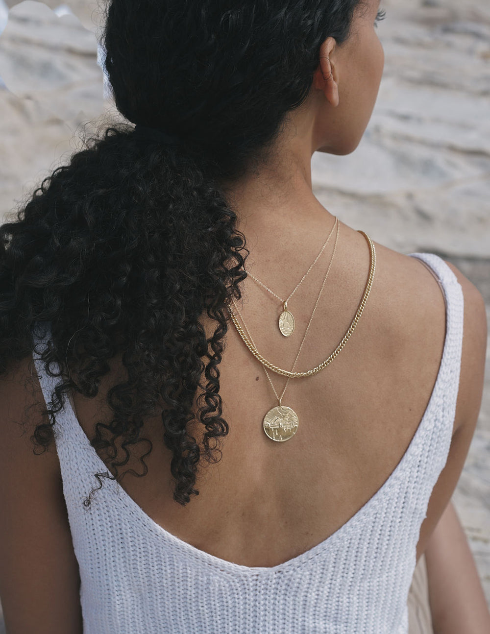 ★送料 関税込★Kashiko★Layered Slide Earphone Necklace★ kashiko】Layered Slide Earphone Necklace (Kashiko/ネックレス