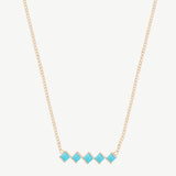 Cobble Necklace in Turquoise