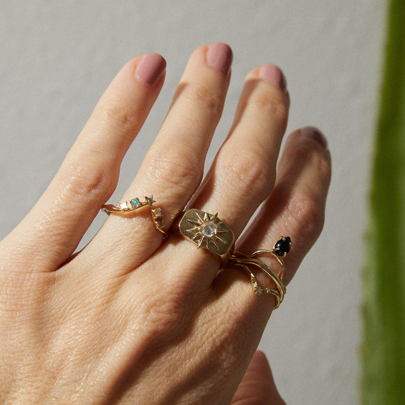 Siggy Ring in Turquoise - READY TO SHIP