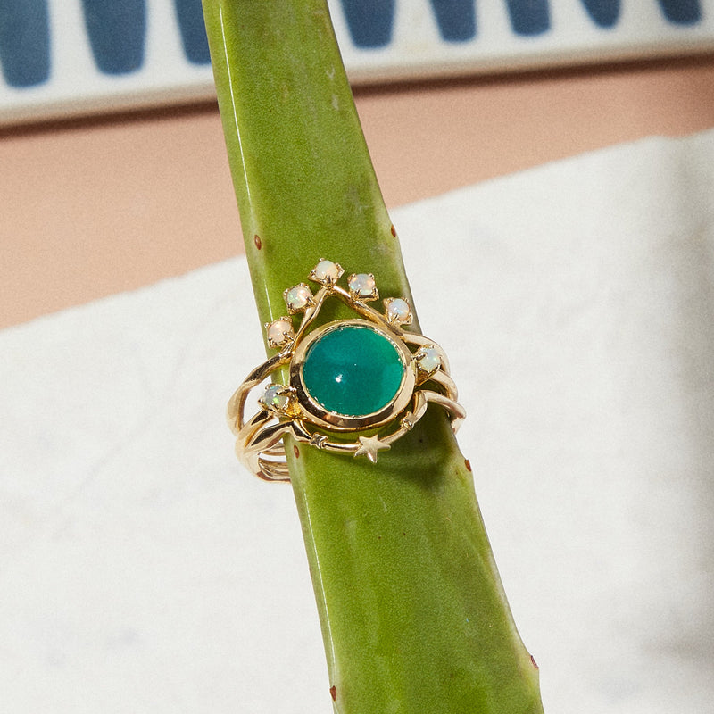 Cleo Ring in Opal - READY TO SHIP