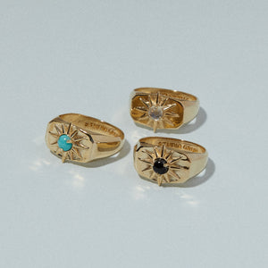 Starburst Signet in Turquoise