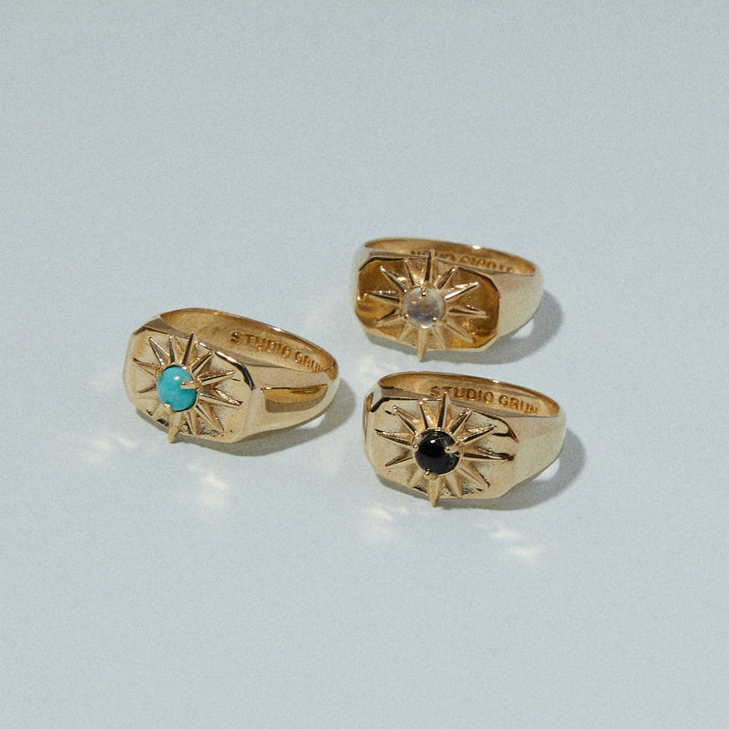 Starburst Signet in Turquoise