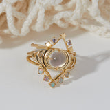Siggy Ring in Moonstone
