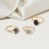 Under The Stars Ring in Chalcedony