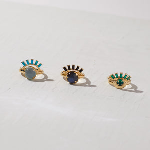 Eyelash Ring in Turquoise