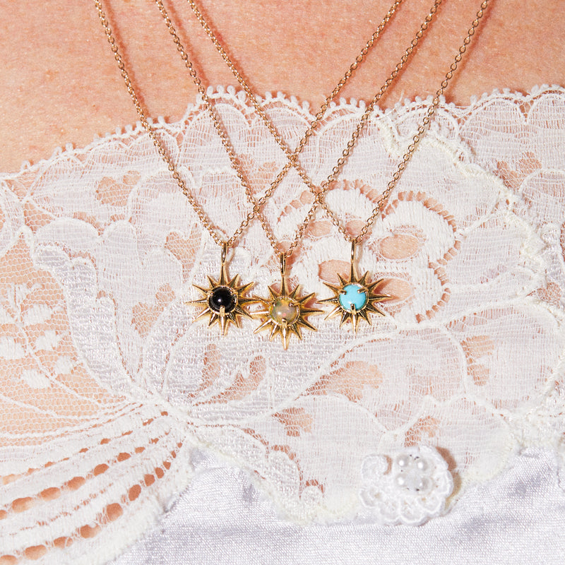 Starburst Necklace in Opal