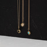 Starburst Necklace in Black Onyx
